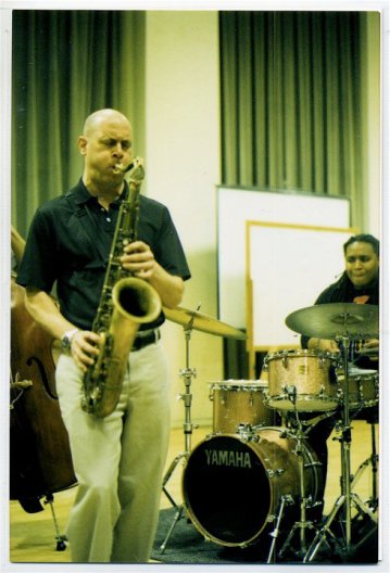 Walt Weiskopf clinic in Spring 2010 with Jamison Ross on the kit.